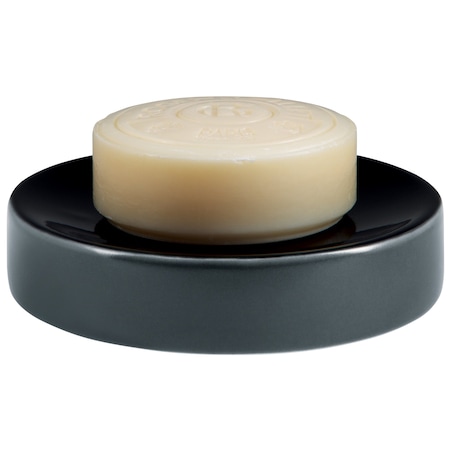 Spirella Stoneware Soap Holder Jaro Grey and Black 10.20310